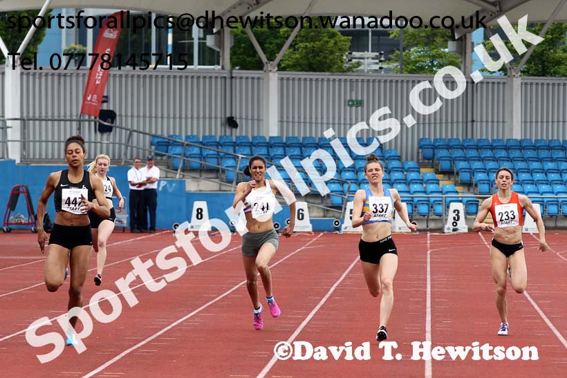 Womens  senior 400 metres, Northern Senior and Under-20s Track and Field Champs., Manchester. Photo: David T. Hewitson/Sports for All Pics